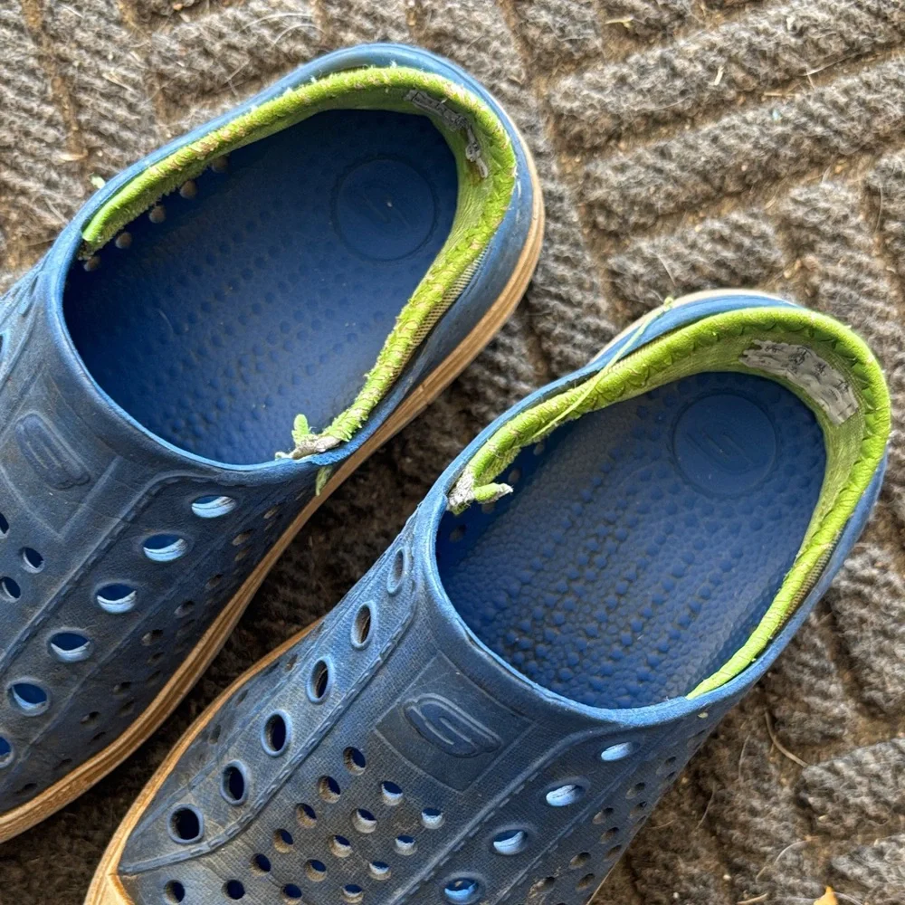 Skechers Kids Blue and Green Water Shoes